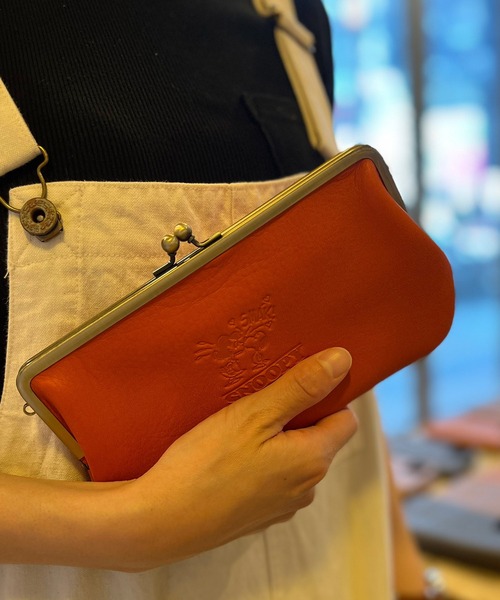 SNOOPY×OLD BETTY'S（スヌーピーカケルオールドベティーズ）の「【日本製】スヌーピー【SNOPPY】Leather Wallet Pouch（財布・レディース・オレンジ/オレンジ系その他2/イエロー系その他3/オレンジ系その他3/キャメル/イエロー系その他2・FREE）」の22枚目の写真