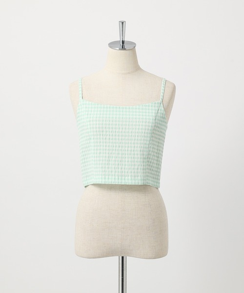 one after another NICE CLAUP（ワンアフターアナザーナイスクラップ）の「シアーシャツビスチェセット（シャツ/ブラウス・レディース・ベージュ/グリーン系その他/ピンク系その他・FREE）」の14枚目の写真