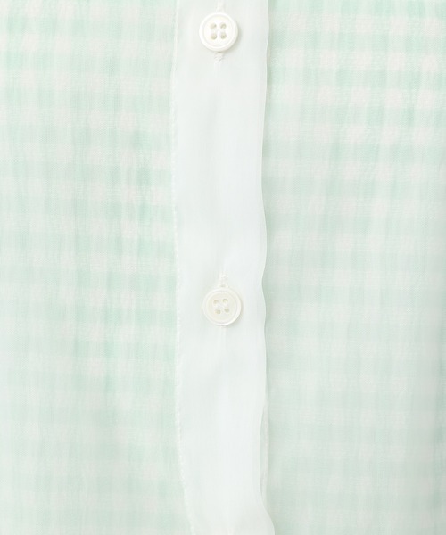 one after another NICE CLAUP（ワンアフターアナザーナイスクラップ）の「シアーシャツビスチェセット（シャツ/ブラウス・レディース・ベージュ/グリーン系その他/ピンク系その他・FREE）」の11枚目の写真