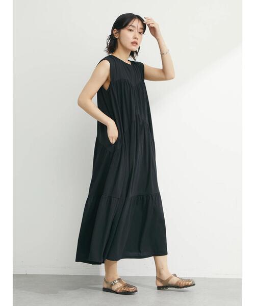 Sugar spoon（シュガースプーン）の「・SUGAR SPOON ティアードロングワンピース（ワンピース・レディース・ブラック/ブルー/グリーン・FREE）」の19枚目の写真