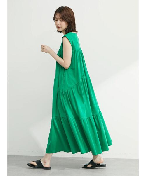 Sugar spoon（シュガースプーン）の「・SUGAR SPOON ティアードロングワンピース（ワンピース・レディース・ブラック/ブルー/グリーン・FREE）」の20枚目の写真