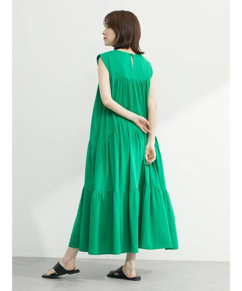 Sugar spoon（シュガースプーン）の「・SUGAR SPOON ティアードロングワンピース（ワンピース・レディース・ブラック/ブルー/グリーン・FREE）」の15枚目の写真