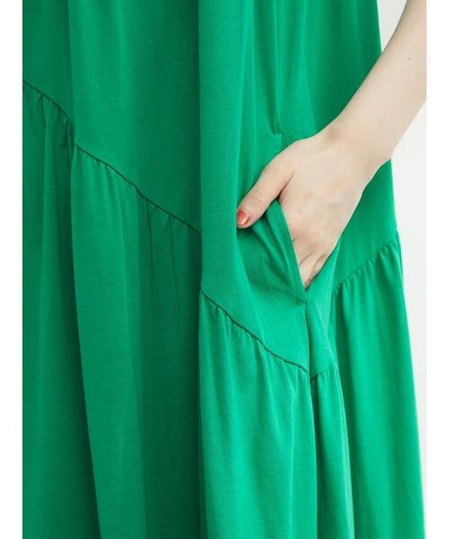 Sugar spoon（シュガースプーン）の「・SUGAR SPOON ティアードロングワンピース（ワンピース・レディース・ブラック/ブルー/グリーン・FREE）」の21枚目の写真