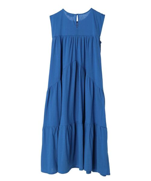 Sugar spoon（シュガースプーン）の「・SUGAR SPOON ティアードロングワンピース（ワンピース・レディース・ブラック/ブルー/グリーン・FREE）」の13枚目の写真