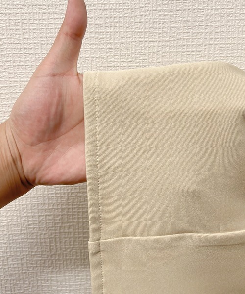 JUNOAH（ジュノア）の「サイドスリットタイトスカート（スカート・レディース・ブラック/アイボリー/ブラウン/ダークグリーン/モカ・MEDIUM/LARGE/X-LARGE/SMALL）」の16枚目の写真