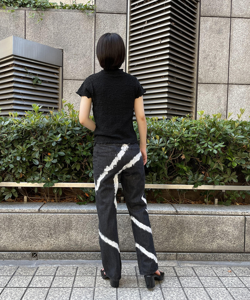 Oriens JOURNAL STANDARD（オリエンス ジャーナルスタンダード）の「シャーリングチビTシャツ（Tシャツ/カットソー・レディース・イエロー/レッド/ブラック・FREE）」の22枚目の写真