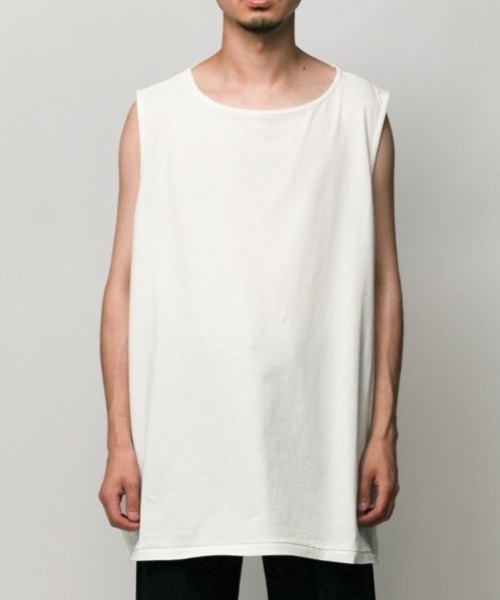 乱痴気（ランチキ）の「SLEEVELESS（Tシャツ/カットソー・メンズ・ホワイト系その他/グリーン系その他/ブルー系その他/スミクロ/グリーン系その他2・2）」の2枚目の写真