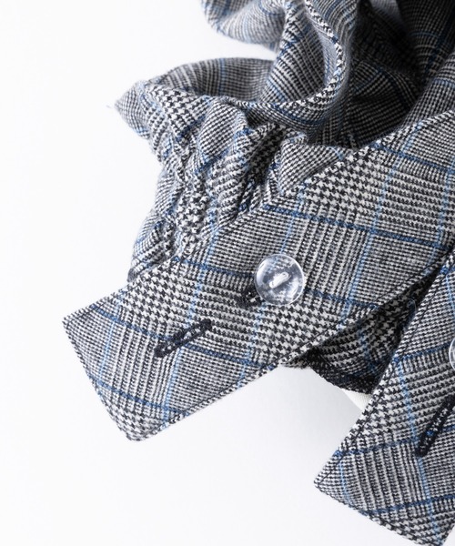 KP（ケーピー）の「JQチェック肩紐付きスカート(110～130cm)（スカート・キッズ・ピンク/ブルー・110cm/120cm/130cm）」の15枚目の写真