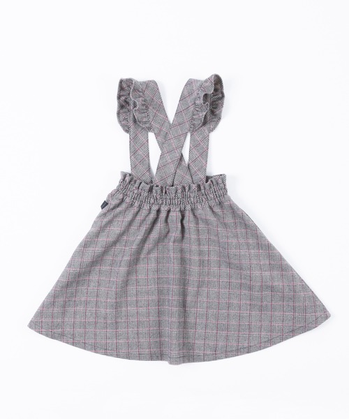 KP（ケーピー）の「JQチェック肩紐付きスカート(110～130cm)（スカート・キッズ・ピンク/ブルー・110cm/120cm/130cm）」の16枚目の写真