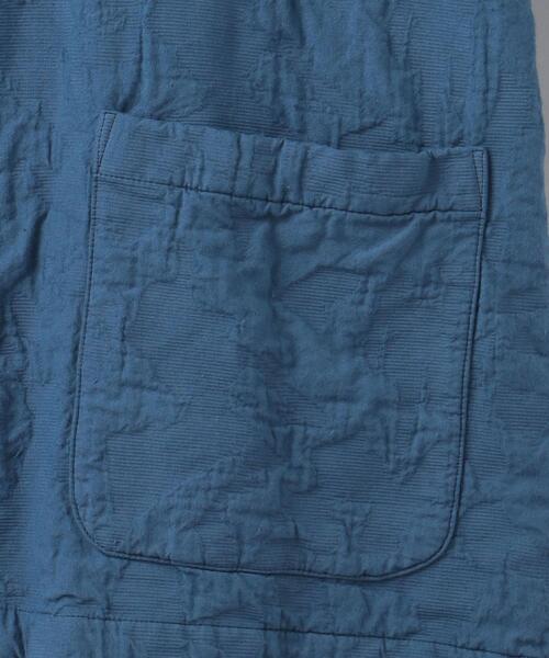 6(ロク)　コットンジャガードVネック シャツジャケット　¥17600 6（ロク）の「＜6(ROKU)＞ジャカード ニット シャツ（シャツ/ブラウス