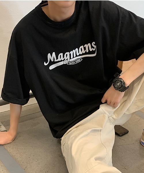 MGV(エムジーヴィー)の「シンプルワンポイントデザインTシャツ(Tシャツ/カットソー・メンズ・ホワイト/ピンク/ブラック・X-LARGE/MEDIUM/LARGE)」の10枚目の写真