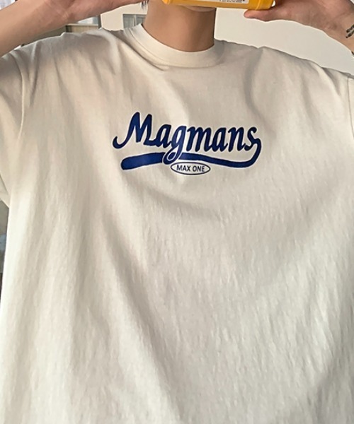MGV(エムジーヴィー)の「シンプルワンポイントデザインTシャツ(Tシャツ/カットソー・メンズ・ホワイト/ピンク/ブラック・X-LARGE/MEDIUM/LARGE)」の4枚目の写真