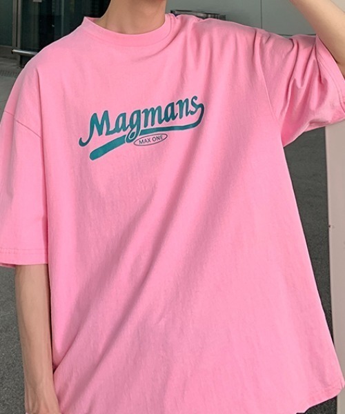 MGV(エムジーヴィー)の「シンプルワンポイントデザインTシャツ(Tシャツ/カットソー・メンズ・ホワイト/ピンク/ブラック・X-LARGE/MEDIUM/LARGE)」の5枚目の写真
