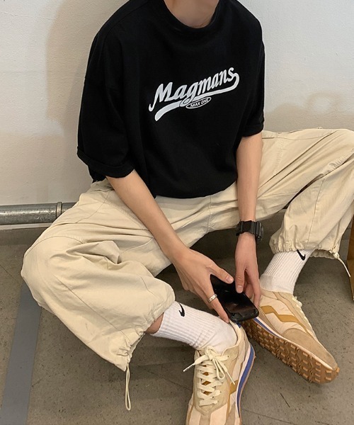 MGV(エムジーヴィー)の「シンプルワンポイントデザインTシャツ(Tシャツ/カットソー・メンズ・ホワイト/ピンク/ブラック・X-LARGE/MEDIUM/LARGE)」の6枚目の写真