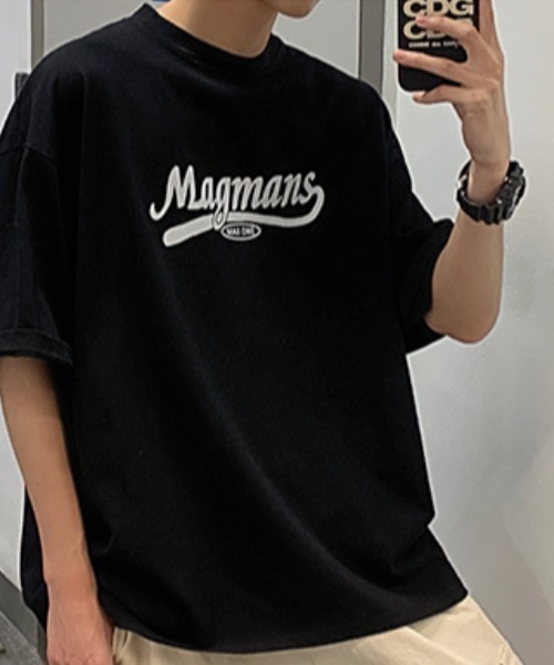 MGV(エムジーヴィー)の「シンプルワンポイントデザインTシャツ(Tシャツ/カットソー・メンズ・ホワイト/ピンク/ブラック・X-LARGE/MEDIUM/LARGE)」の15枚目の写真