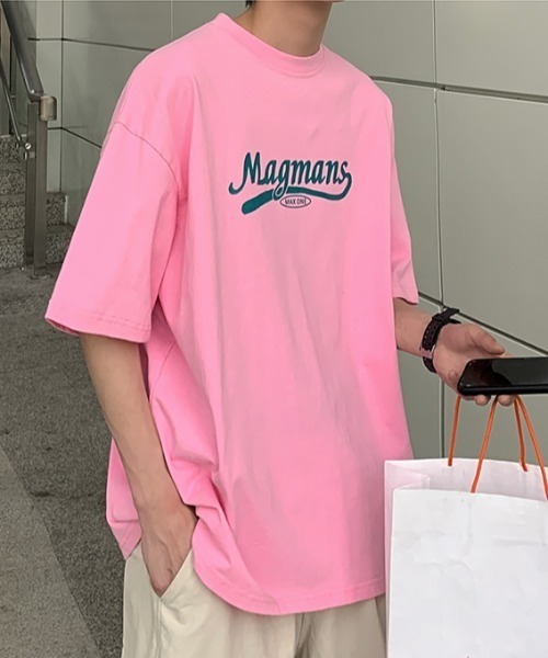 MGV(エムジーヴィー)の「シンプルワンポイントデザインTシャツ(Tシャツ/カットソー・メンズ・ホワイト/ピンク/ブラック・X-LARGE/MEDIUM/LARGE)」の16枚目の写真