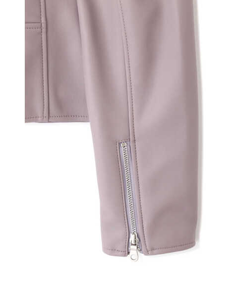 JILL STUART（ジルスチュアート）の「◆ グレンライダースジャケットブルゾン（ライダースジャケット・レディース・ブラック/パープル・SMALL/MEDIUM）」の21枚目の写真