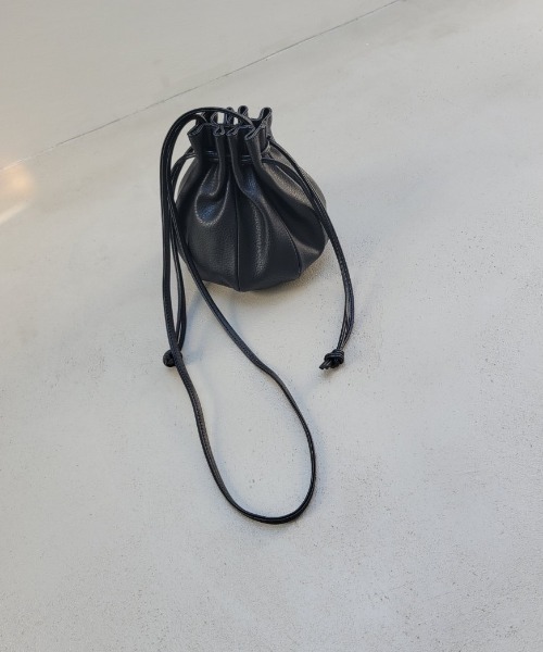 y/m by れぽすけ（イムバイレポスケ）の「巾着BAG（ショルダーバッグ・メンズ・ブラック・FREE）」の17枚目の写真