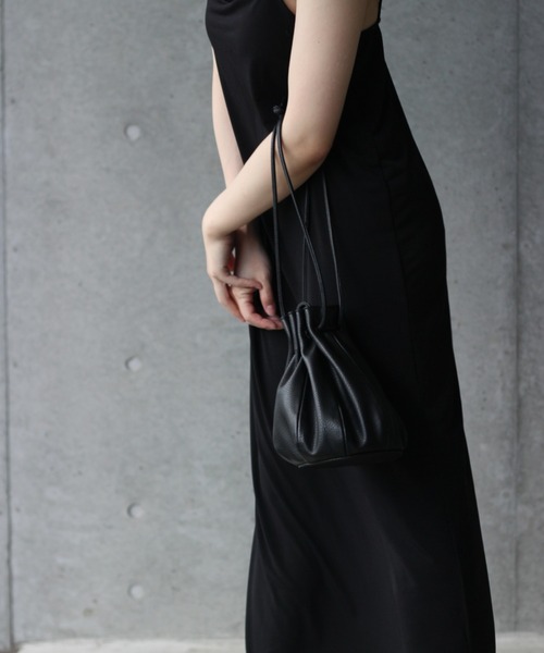 y/m by れぽすけ（イムバイレポスケ）の「巾着BAG（ショルダーバッグ・メンズ・ブラック・FREE）」の9枚目の写真