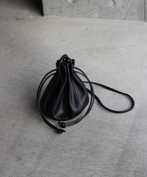 y/m by れぽすけ（イムバイレポスケ）の「巾着BAG（ショルダーバッグ・メンズ・ブラック・FREE）」の10枚目の写真