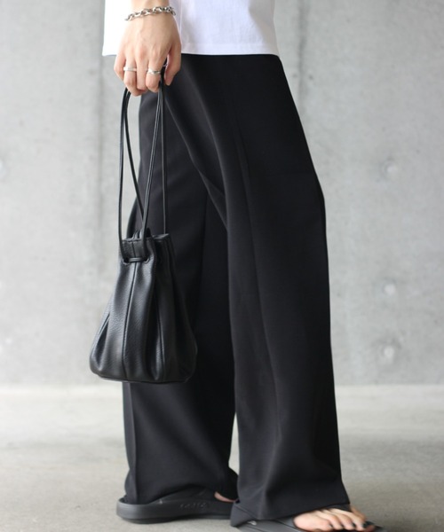 y/m by れぽすけ（イムバイレポスケ）の「巾着BAG（ショルダーバッグ・メンズ・ブラック・FREE）」の12枚目の写真