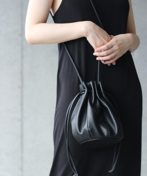 y/m by れぽすけ（イムバイレポスケ）の「巾着BAG（ショルダーバッグ・メンズ・ブラック・FREE）」の19枚目の写真