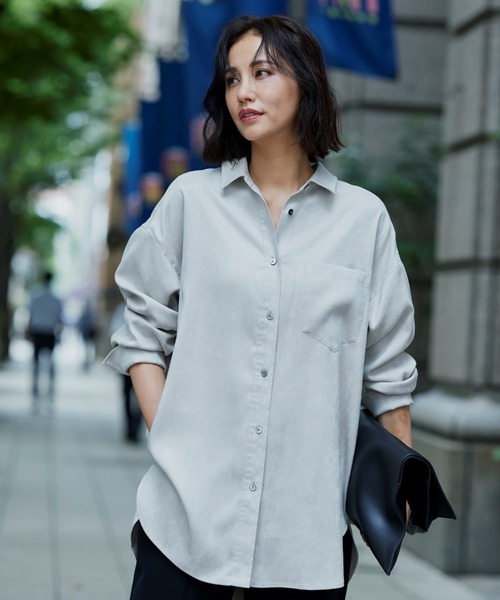 LAUTREAMONT（ロートレアモン）の「エコスエードチュニックシャツ