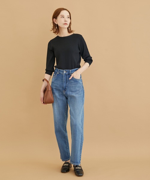 ROPE' PICNIC（ロペピクニック）の「2WAY/ボウタイニットプルオーバー（ニット/セーター・レディース・ブラック/ブルー/オフホワイト/ベージュ・38）」の22枚目の写真