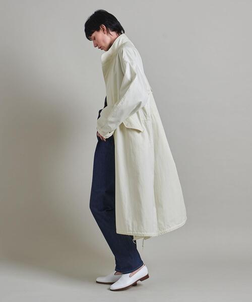LOEFF(ロエフ)の「<LOEFF>スタンドカラー ミリタリーコート OFFWHITE UNISEX(モッズコート・メンズ・オフホワイト・1/2/0)」の19枚目の写真