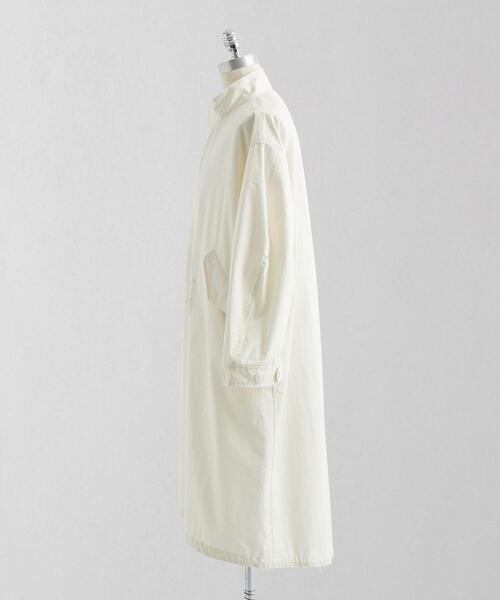 LOEFF(ロエフ)の「<LOEFF>スタンドカラー ミリタリーコート OFFWHITE UNISEX(モッズコート・メンズ・オフホワイト・1/2/0)」の20枚目の写真