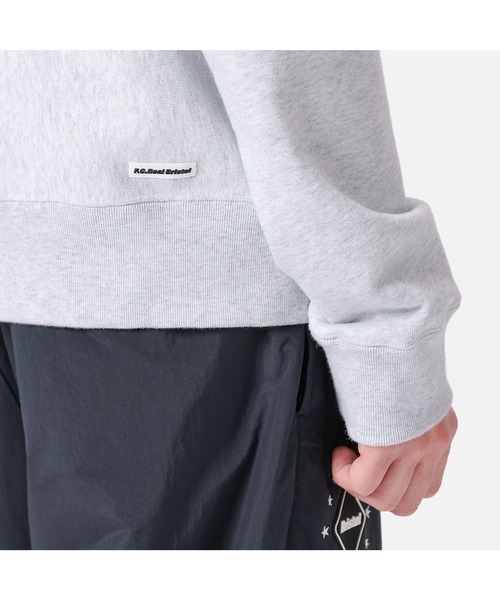 F.C.Real Bristol（エフシーレアルブリストル）の「HOOD LOGO ZIP UP TEAM SWEAT HOODIE（パーカー・メンズ・ライトグレー/ネイビー/ブラック/イエロー/サックスブルー/ボルドー・MEDIUM/SMALL/LARGE/X-LARGE）」の13枚目の写真