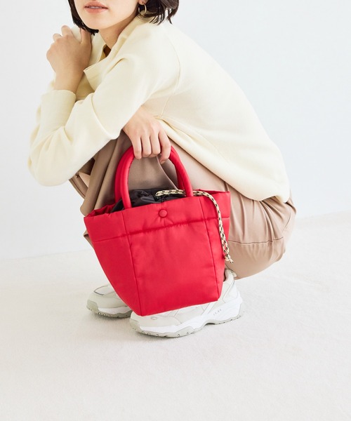 russet(ラシット)の「トートバッグ【THE CLOUDS NYLON】(CE-479)(トートバッグ・レディース・ブラック/パープル/グレー/レッド/カーキ・FREE)」の5枚目の写真