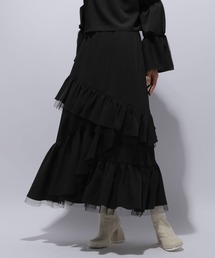 HARE | ティアードイソザイスカート(HARE)(スカート)