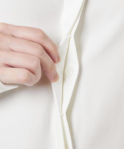 MARW UNITED ARROWS(マルゥ ユナイテッドアローズ)の「<MARW UNITED ARROWS>フリルシャツ(シャツ/ブラウス・レディース・ブラック/オフホワイト・FREE)」の10枚目の写真