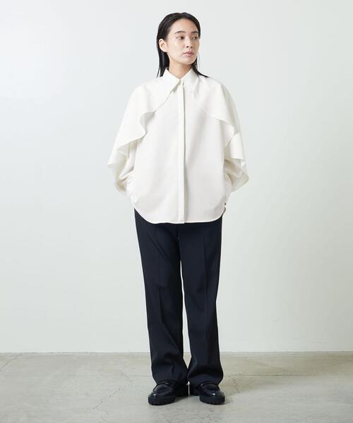 MARW UNITED ARROWS(マルゥ ユナイテッドアローズ)の「<MARW UNITED ARROWS>フリルシャツ(シャツ/ブラウス・レディース・ブラック/オフホワイト・FREE)」の16枚目の写真