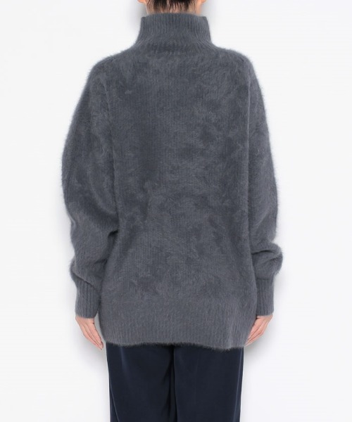 allureville(アルアバイル)の「WOOLカシミヤ片畦チュニック(ニット/セーター・レディース・イエロー/グレー系その他/アイボリー・2)」の14枚目の写真