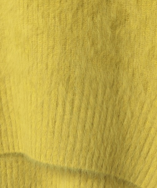 allureville(アルアバイル)の「WOOLカシミヤ片畦チュニック(ニット/セーター・レディース・イエロー/グレー系その他/アイボリー・2)」の17枚目の写真