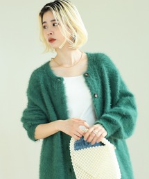 BeAMS DOT | 【WEB限定】BeAMS DOT / シャギーニット カーディガン(カーディガン/ボレロ)