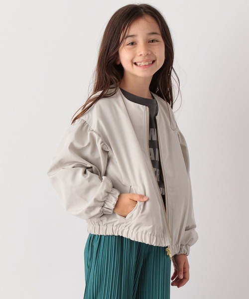 GLOBAL WORK（グローバルワーク）の「ワンダブルゾン/GIRLS/269044（ブルゾン・キッズ・チャコールグレー/ピンク/ベージュ系その他・110cm/100cm/120cm/130cm/140cm/150cm/160cm）」の10枚目の写真