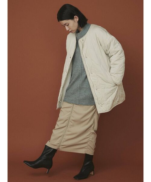 COTORICA（コトリカ）の「スリーブキルトリバーシブルボアブルゾン（ブルゾン・レディース・ブラック/アイボリー・FREE）」の11枚目の写真