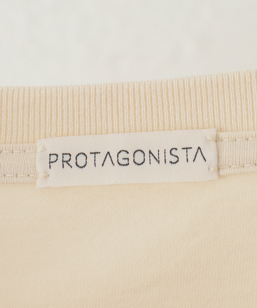 PROTAGONISTA（プロタゴニスタ）の「【PROTAGONISTA / プロタゴニスタ】LONG SLEEVE TEE（Tシャツ/カットソー・レディース・カーキ/アイボリー・FREE）」の19枚目の写真