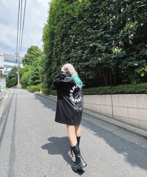 Figments(フィグメンツ)の「アグリーアウトソールブーツ(ブーツ・レディース・ブラック・SMALL/MEDIUM)」の4枚目の写真