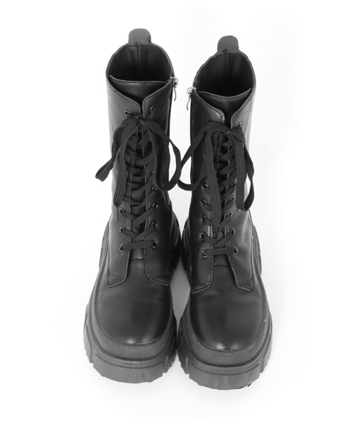 Figments(フィグメンツ)の「アグリーアウトソールブーツ(ブーツ・レディース・ブラック・SMALL/MEDIUM)」の7枚目の写真