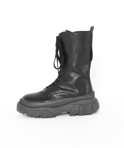 Figments(フィグメンツ)の「アグリーアウトソールブーツ(ブーツ・レディース・ブラック・SMALL/MEDIUM)」の9枚目の写真