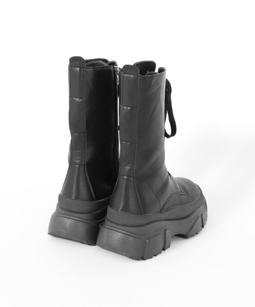 Figments(フィグメンツ)の「アグリーアウトソールブーツ(ブーツ・レディース・ブラック・SMALL/MEDIUM)」の10枚目の写真