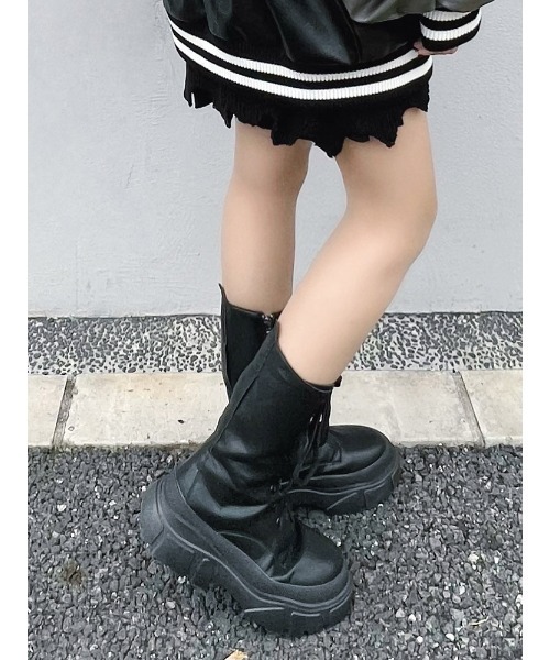 Figments(フィグメンツ)の「アグリーアウトソールブーツ(ブーツ・レディース・ブラック・SMALL/MEDIUM)」の15枚目の写真