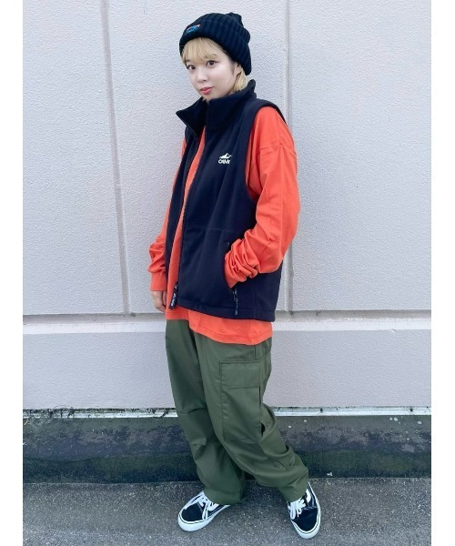 CAMP7(キャンプセブン)の「【CAMP7】ライトフリースベスト(ベスト・メンズ・ブラック/ベージュ・M/L)」の21枚目の写真