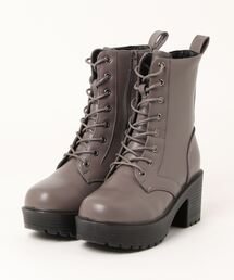 Shoes in Closet | 厚底 ヒール レースアップブーツ 2729(ブーツ)