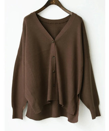 REAL CUBE | 静電気防止リブポンチョカーディガン(カーディガン/ボレロ)