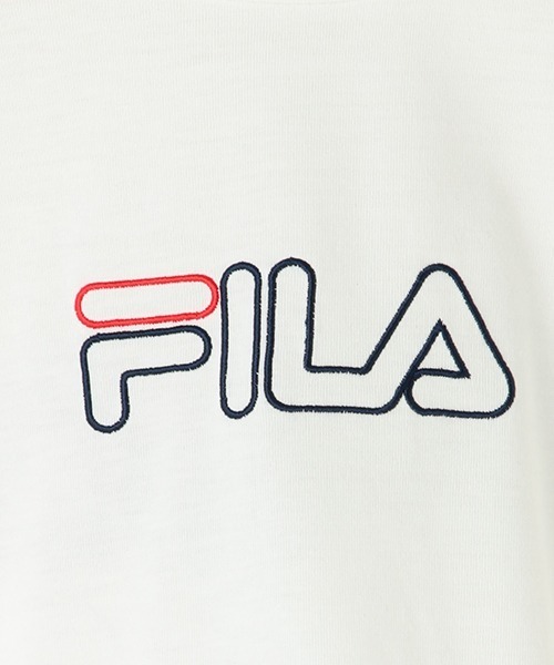 LOVETOXIC（ラブトキシック）の「【FILA】ドロスト長袖Tシャツ（Tシャツ/カットソー・キッズ・ラベンダー/ブラック/オフホワイト・M/S/L）」の11枚目の写真